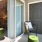 a chair in a doorway